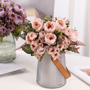 Transform Your Space with Our Artificial Peony Single Bouquet Decor